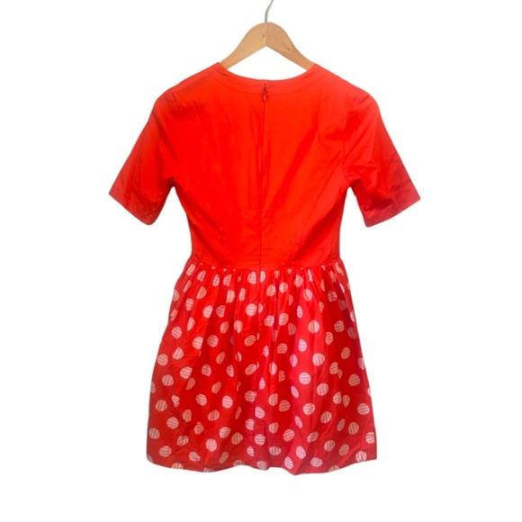 NWT Maeve Anthropologie Mini Dress XS Polka Dot Red - Picture 4 of 11